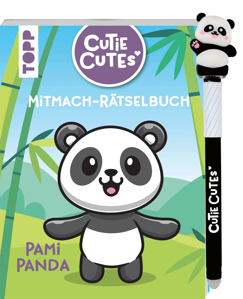 Cutie Cutes - Mitmach-Rätselbuch. Pami Panda