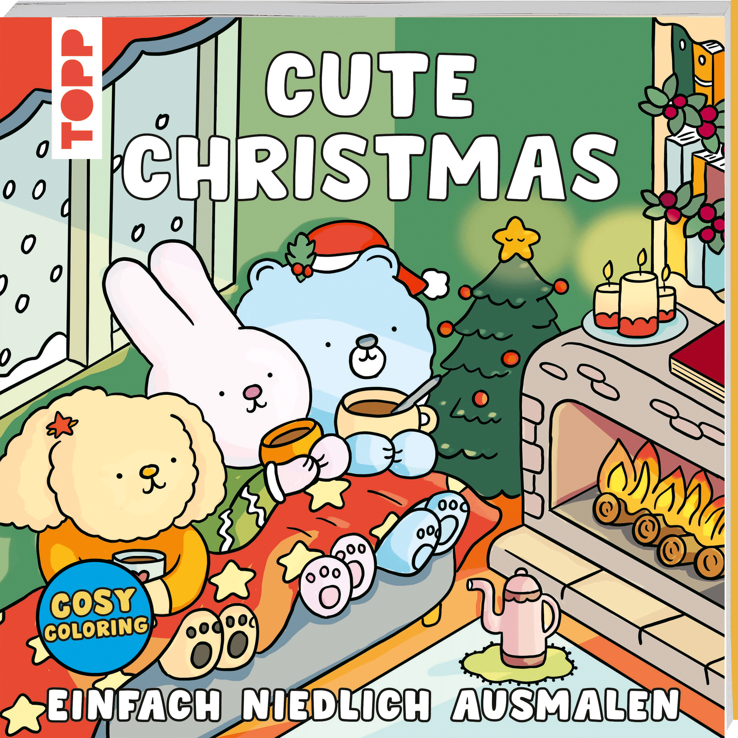 Cosy Coloring - Cute Christmas