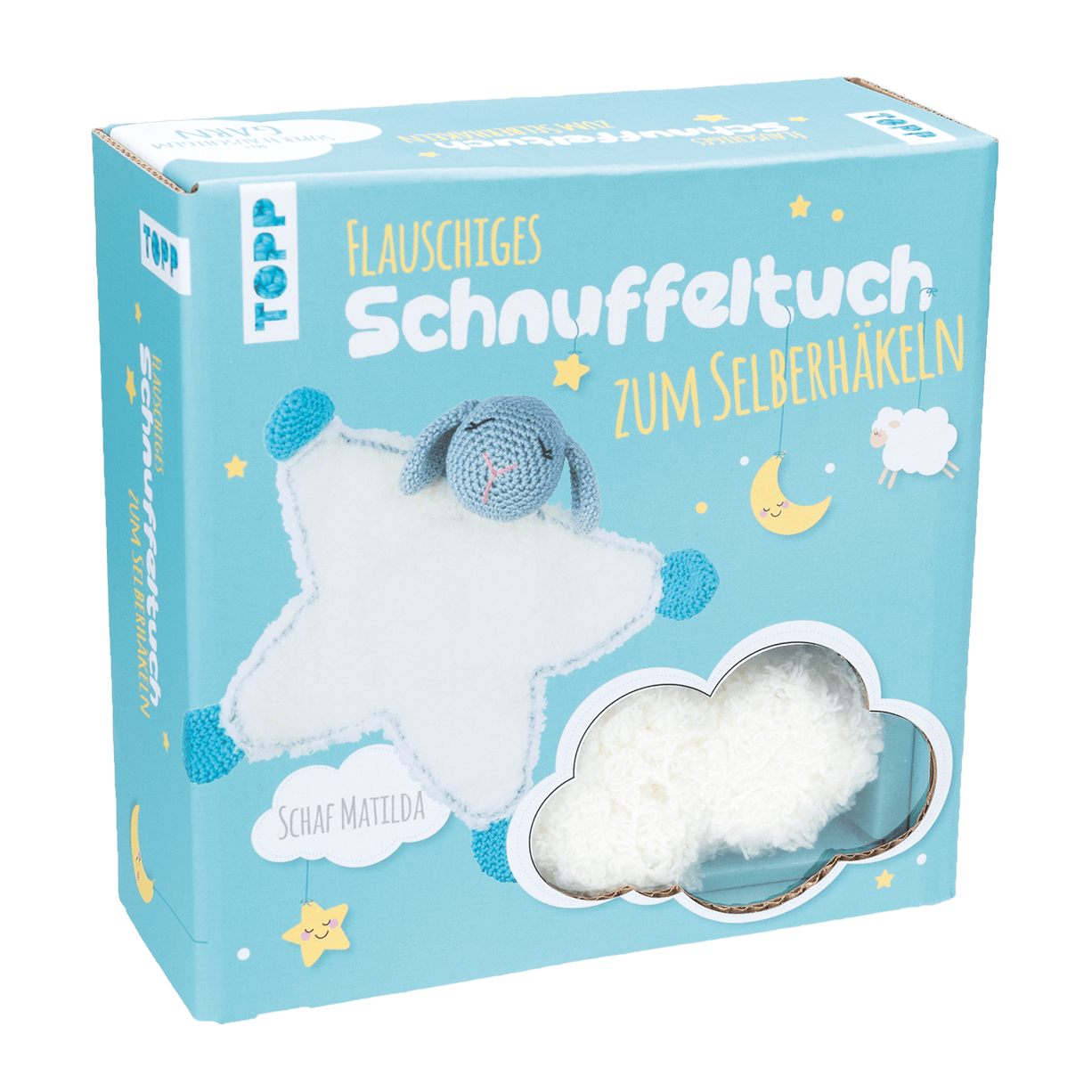 Häkelset Flauschiges Schnuffeltuch Schaf Matilda