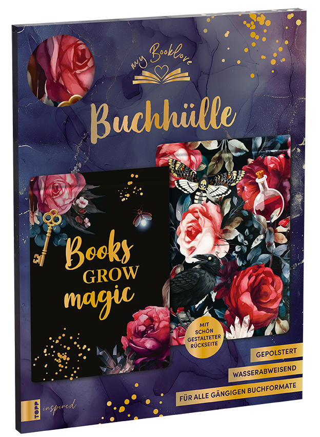 Booklove Buchhülle dunkel