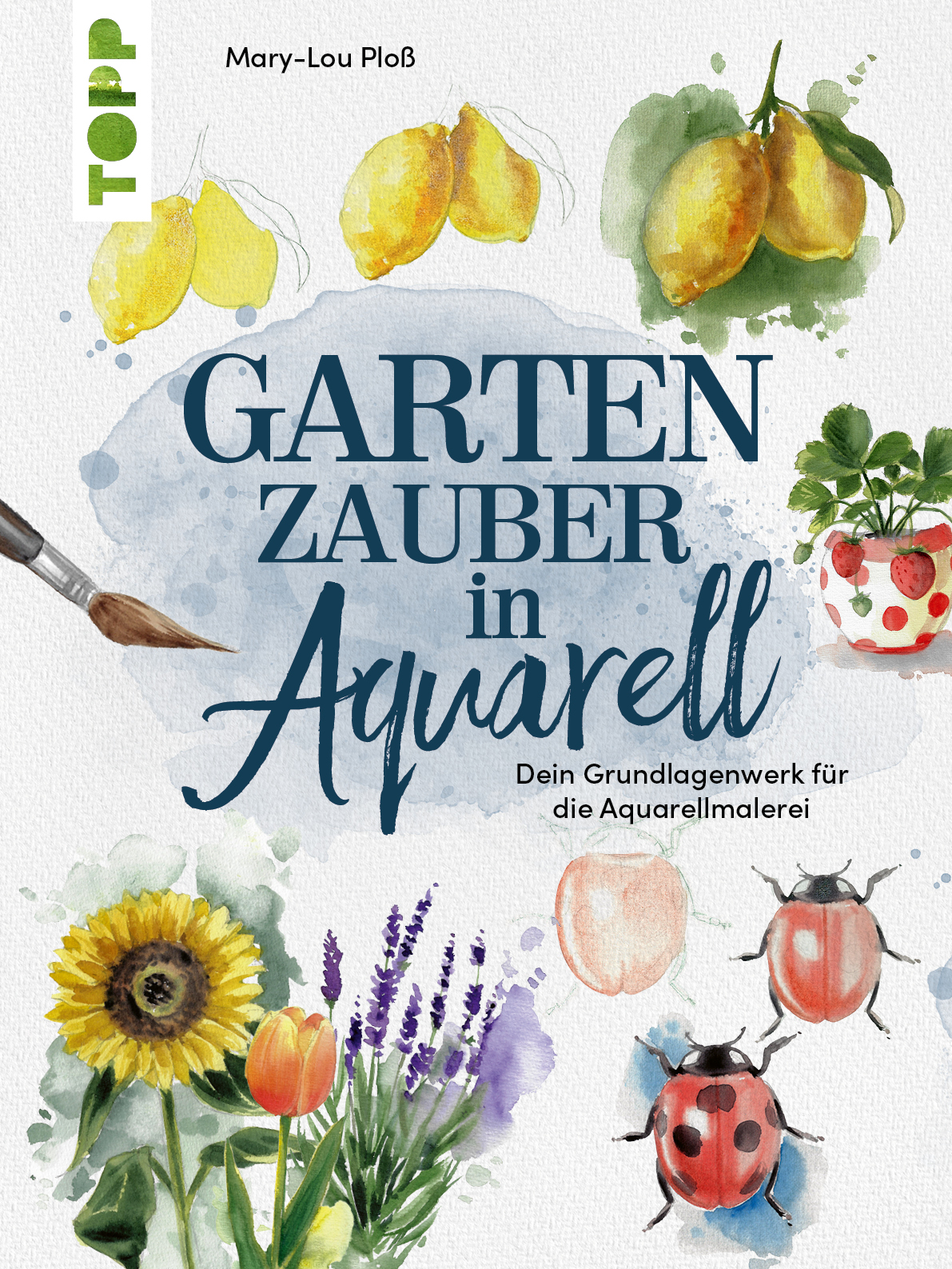 Gartenzauber in Aquarell