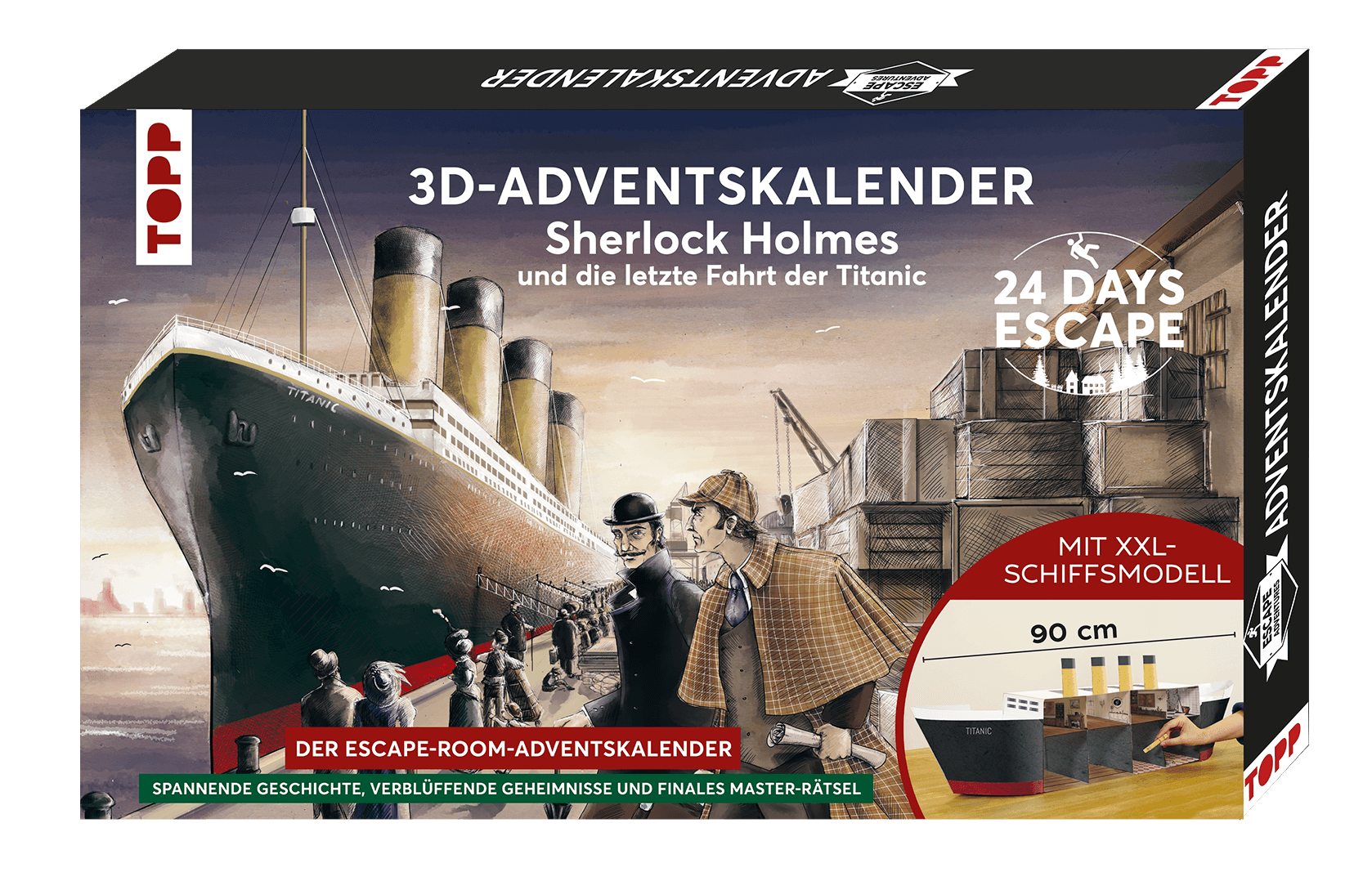 3D-Adventskalender Sherlock Holmes und die letzte Fahrt der Titanic