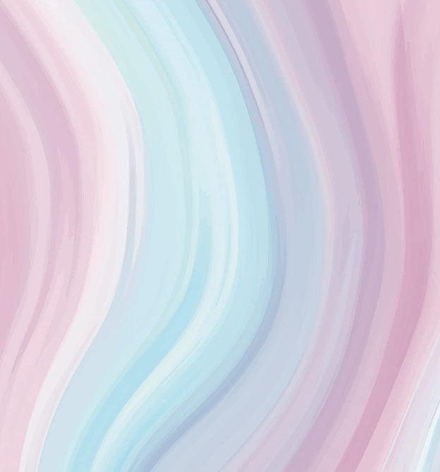 Cotton Candy Design in blau. lila und gruen