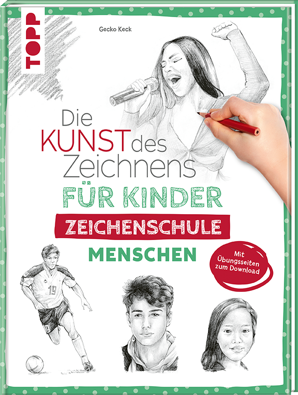 Die Kunst des Zeichnens für Kinder Zeichenschule - Menschen