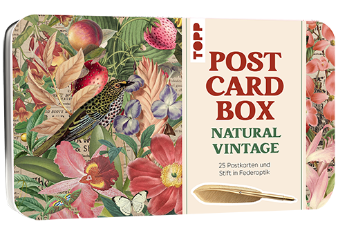 Postcard Box - Natural Vintage