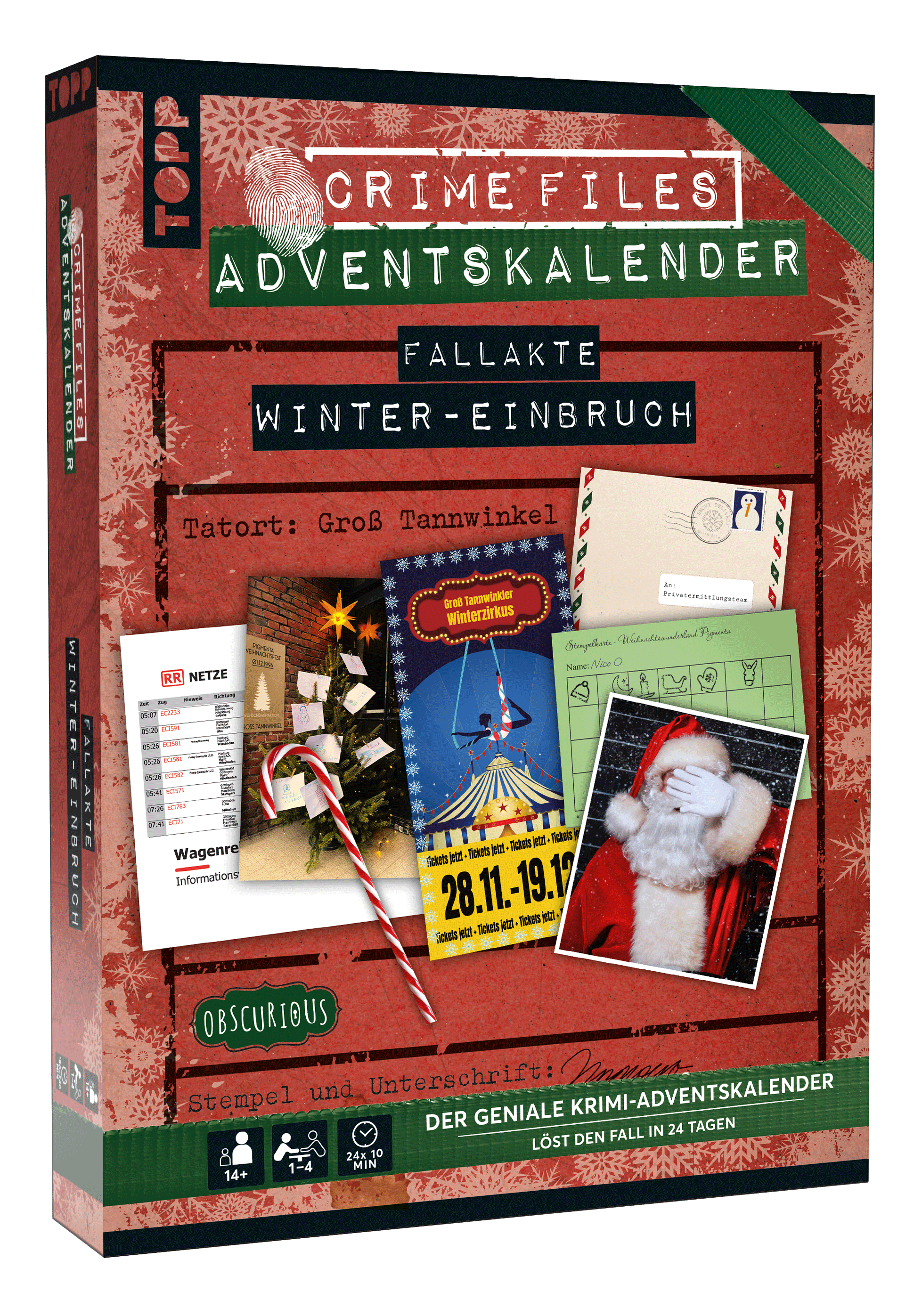 Crime Files – Fallakte: Winter-Einbruch. Der geniale Krimi-Adventskalender 