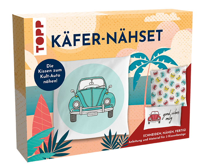 Nähset Kissenbezüge - VW Käfer