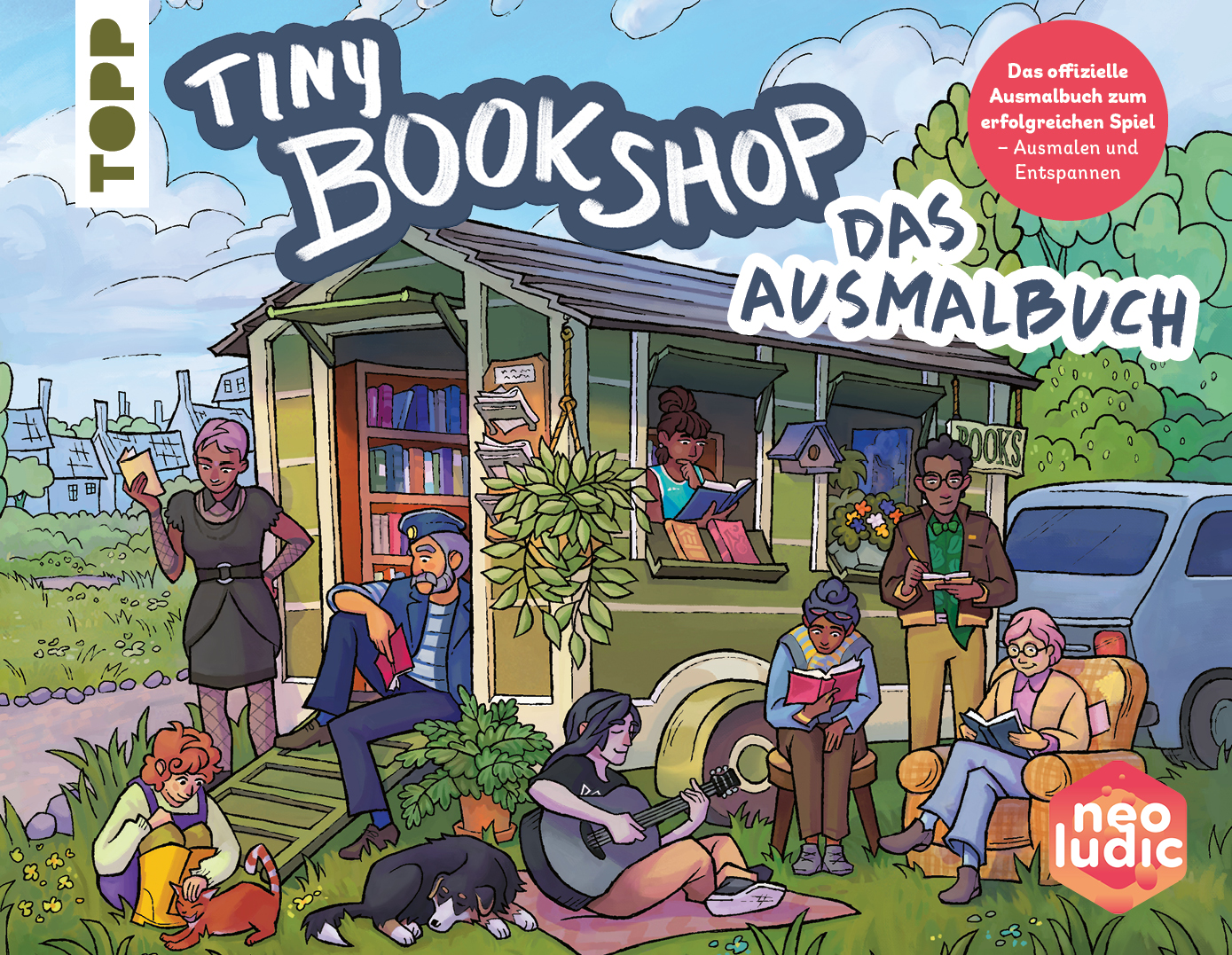 Tiny Bookshop - Das Ausmalbuch