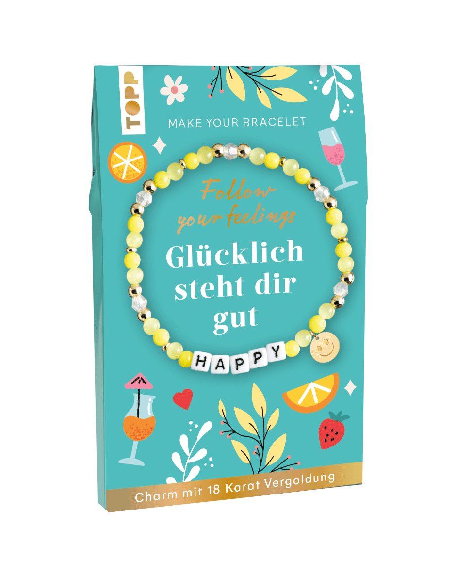 Follow your Feelings - Make your bracelet - Schmuckset Happy