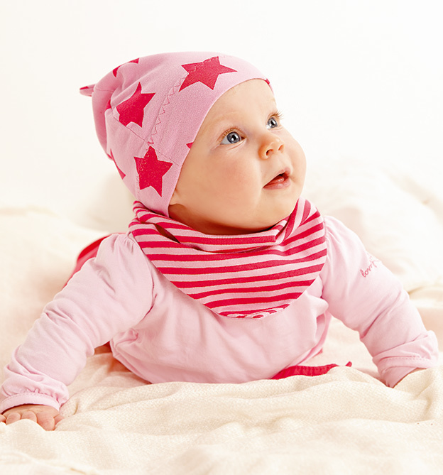 Baby Body und Mütze nähen mit Jersey