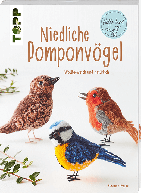 Niedliche Pompon-Vögel
