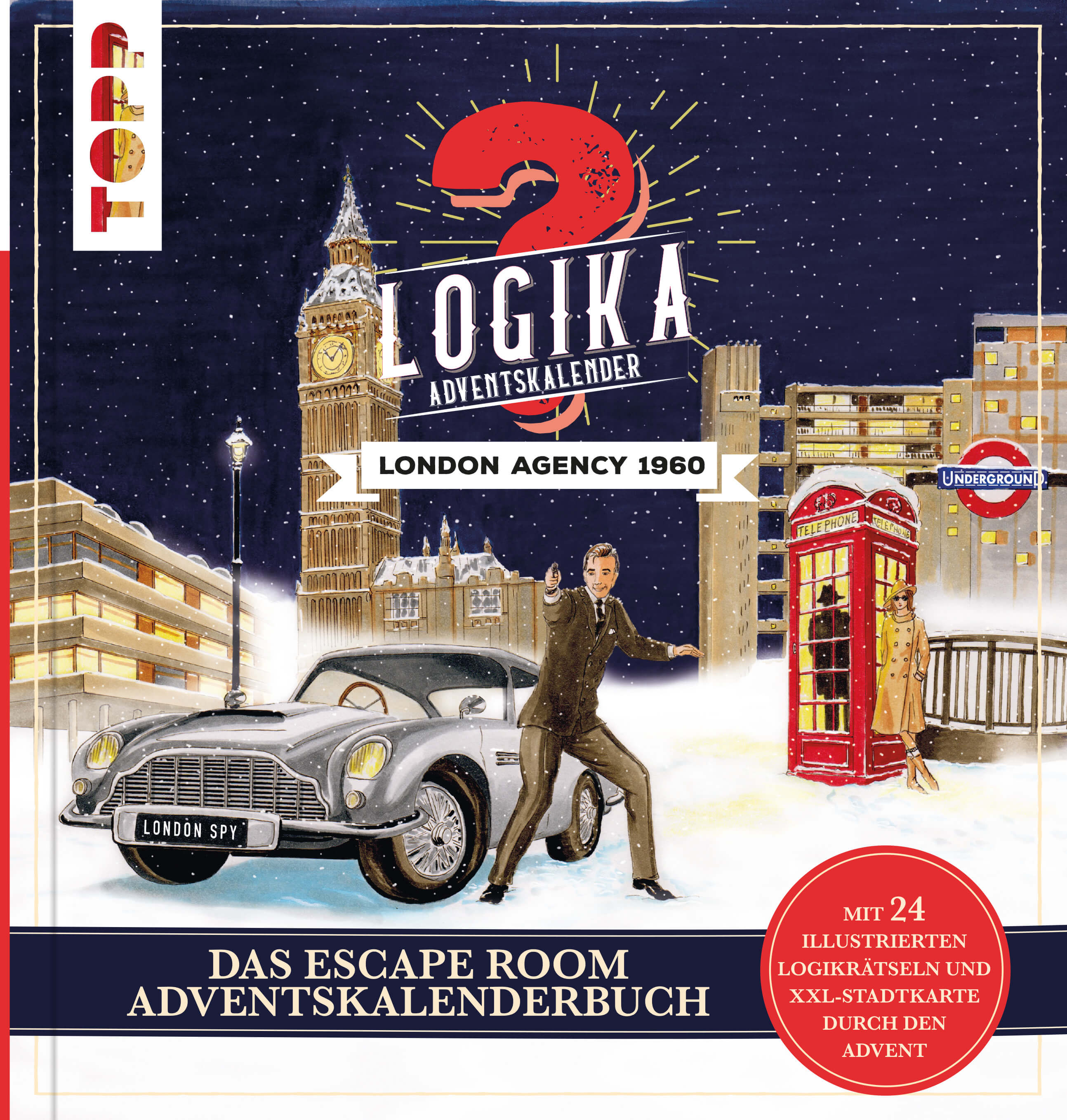 Logika Adventskalenderbuch – London Agency 1960