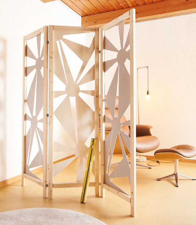 DIY-Sichtschutz aus Holz