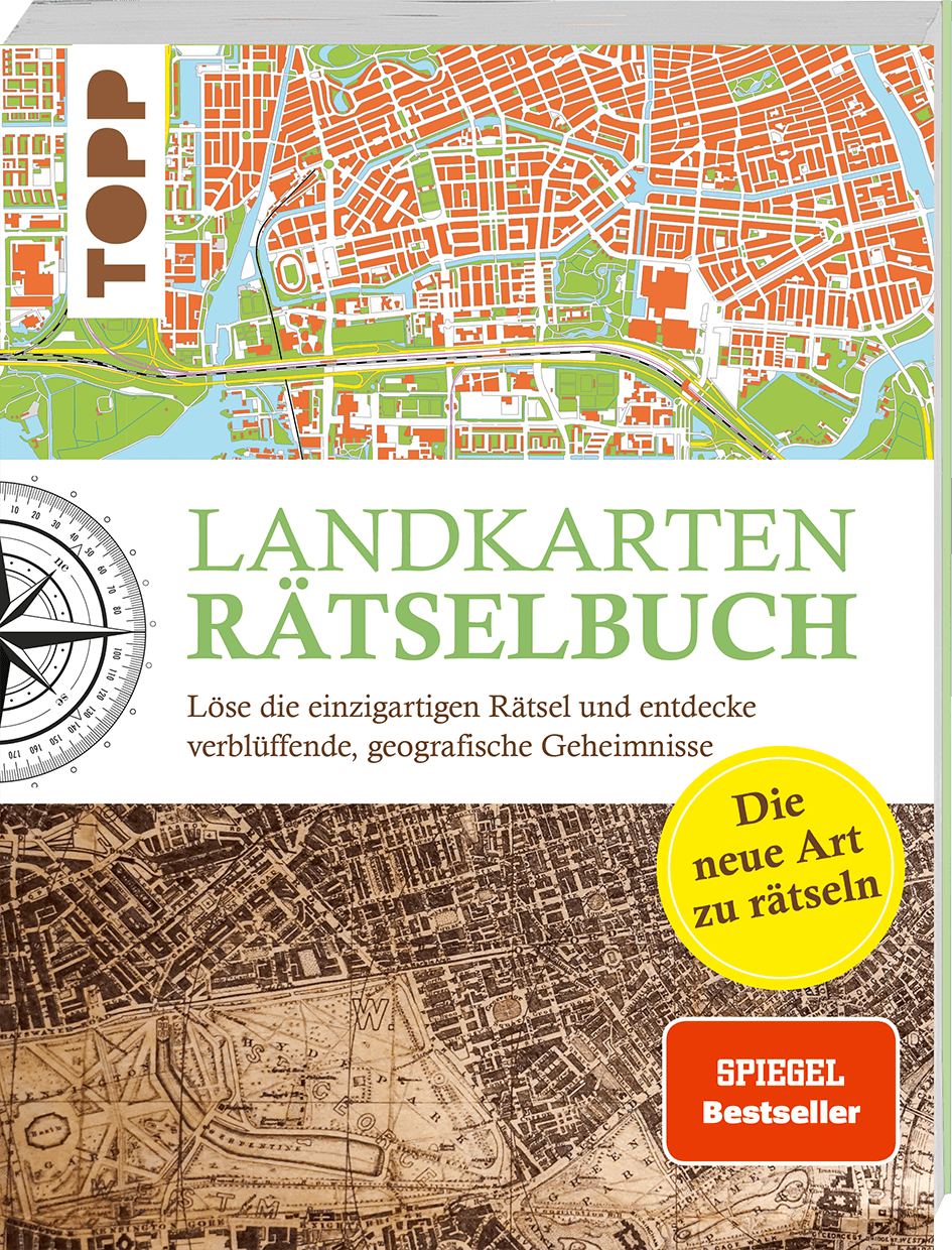 Landkarten Rätselbuch - die Rätselinnovation