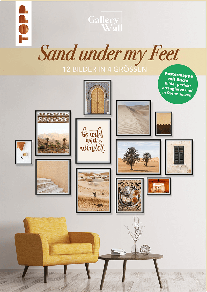 Gallery Wall "Sand Under My Feet"-12 Bilder in 4 Größen