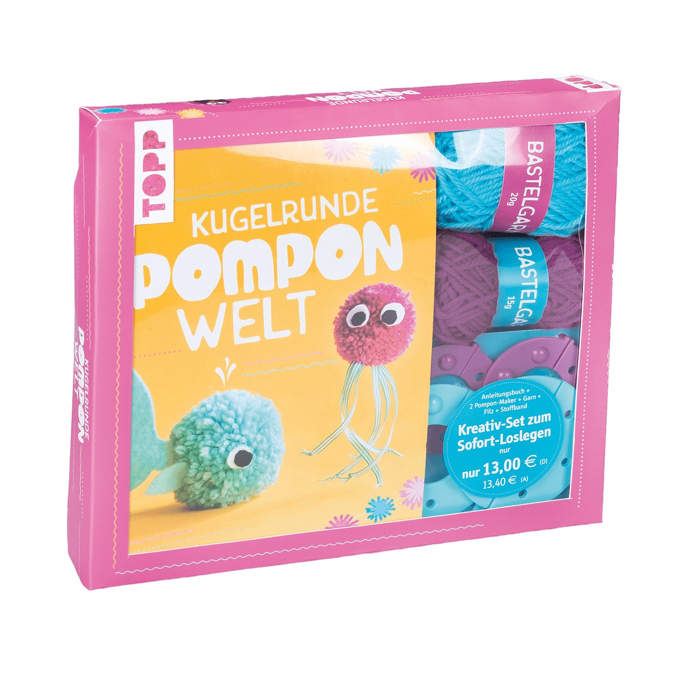 Kreativ-Set Kugelrunde Pompon-Welt