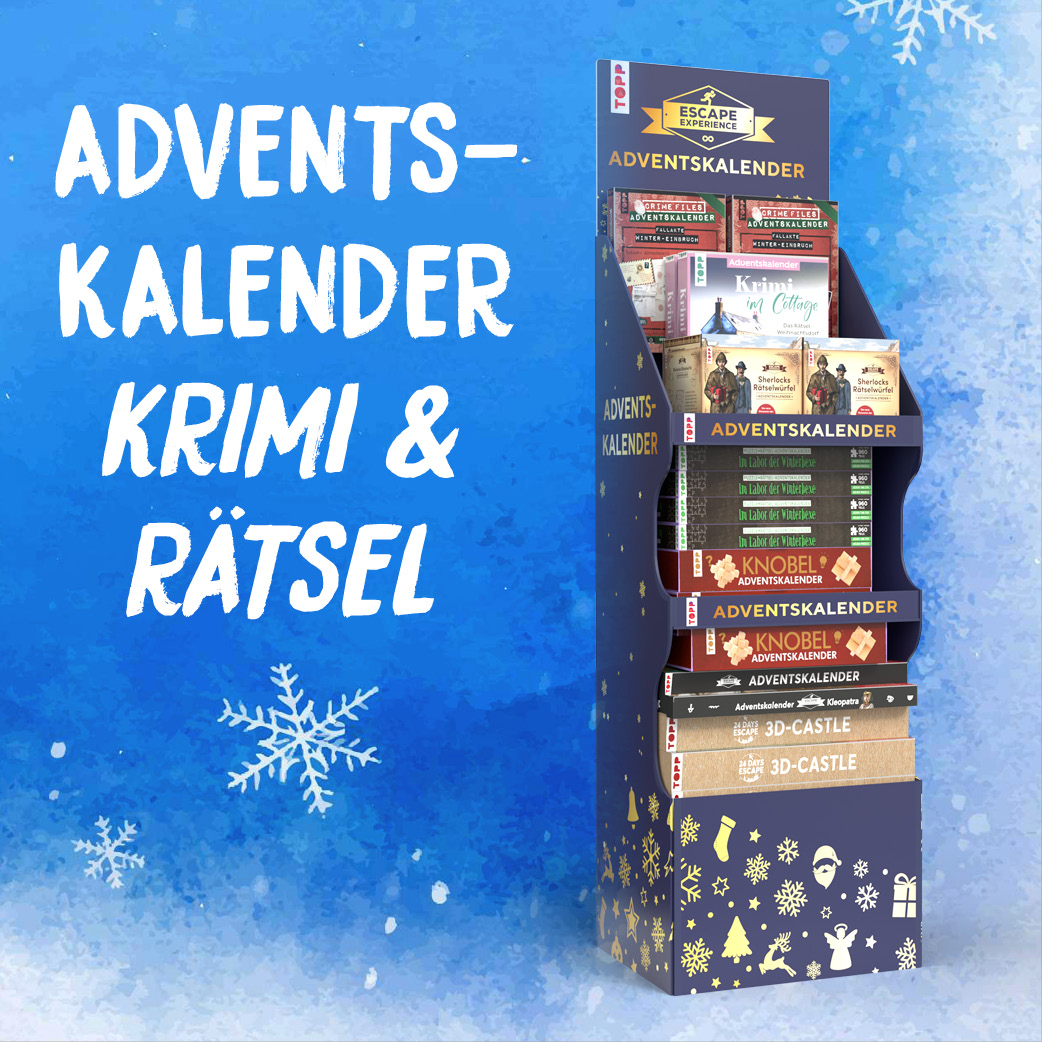 Display Adventskalender Krimi & Rätsel (Nonbooks)