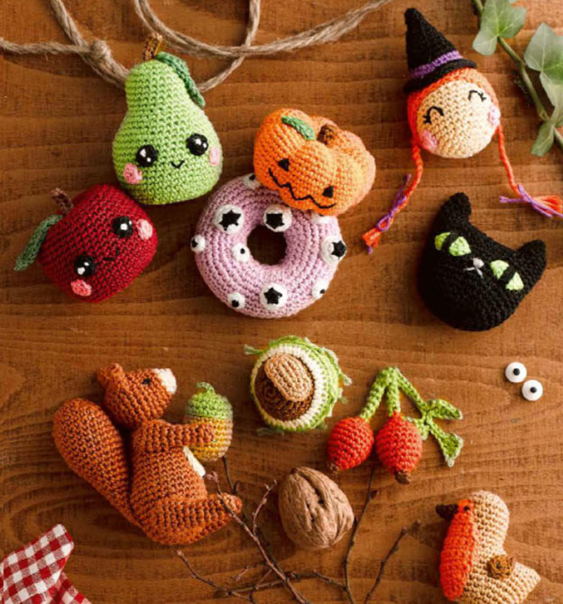 Häkelminis für den Herbst