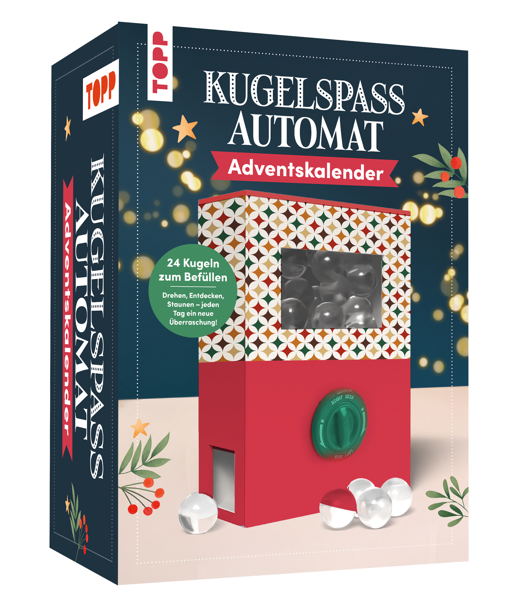 Adventskalender Kugelspaß Automat