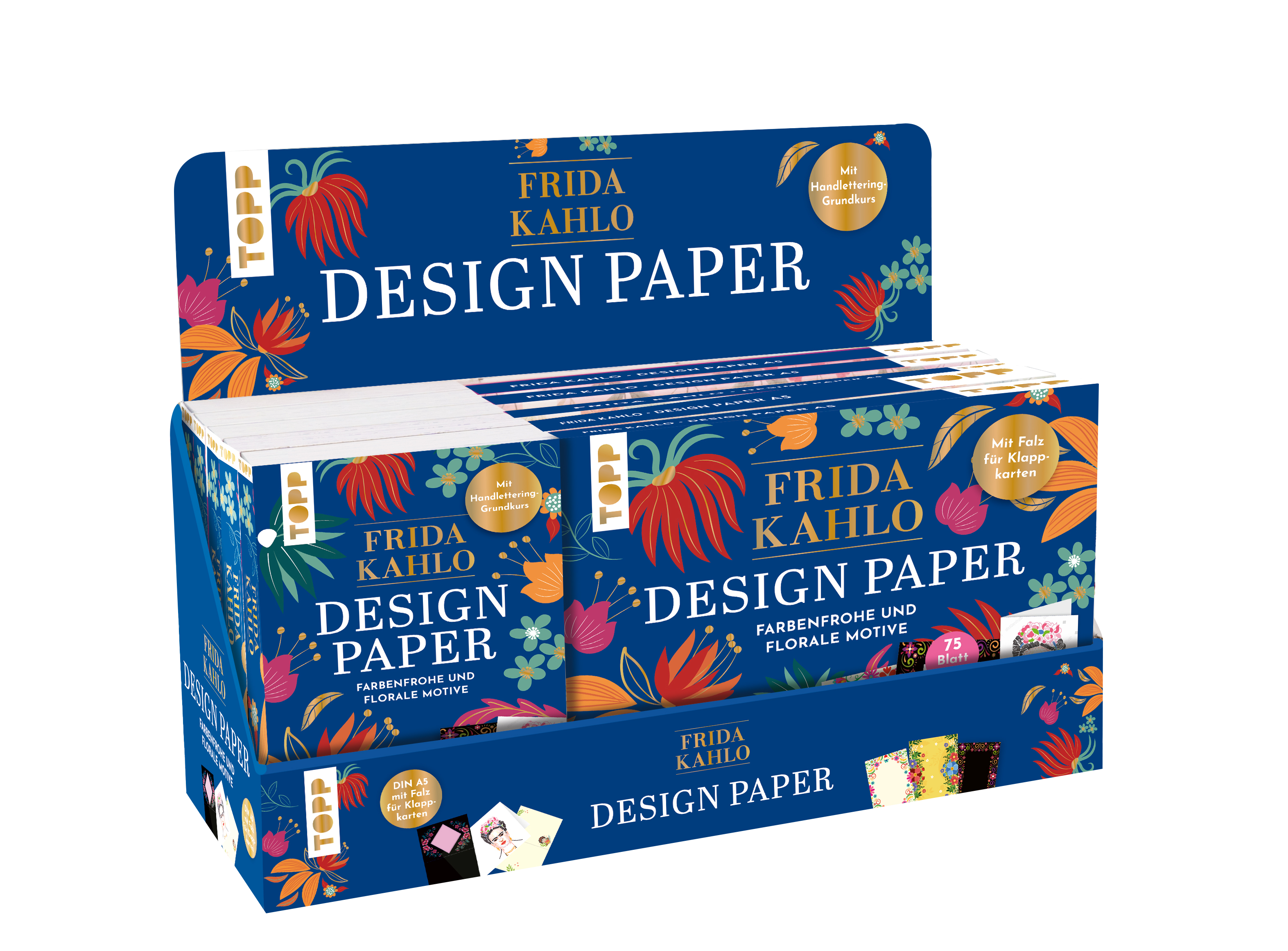 Design Paper Frida Kahlo Display, 2 x 5 Ex.