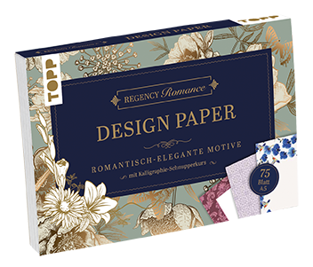 Regency Romance Design Paper Block A5