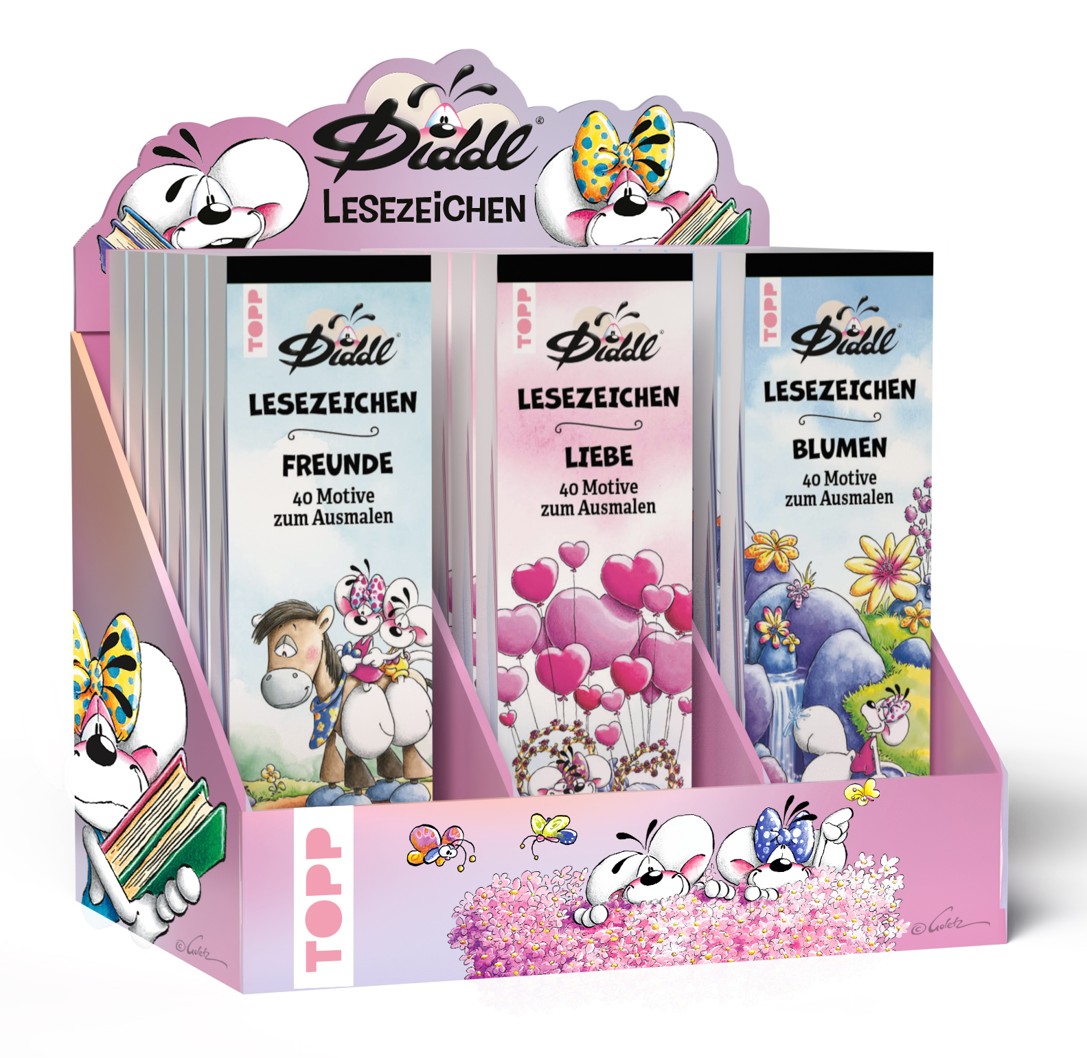 DIDDL – Lesezeichen, Display, 3 x 6 Ex.