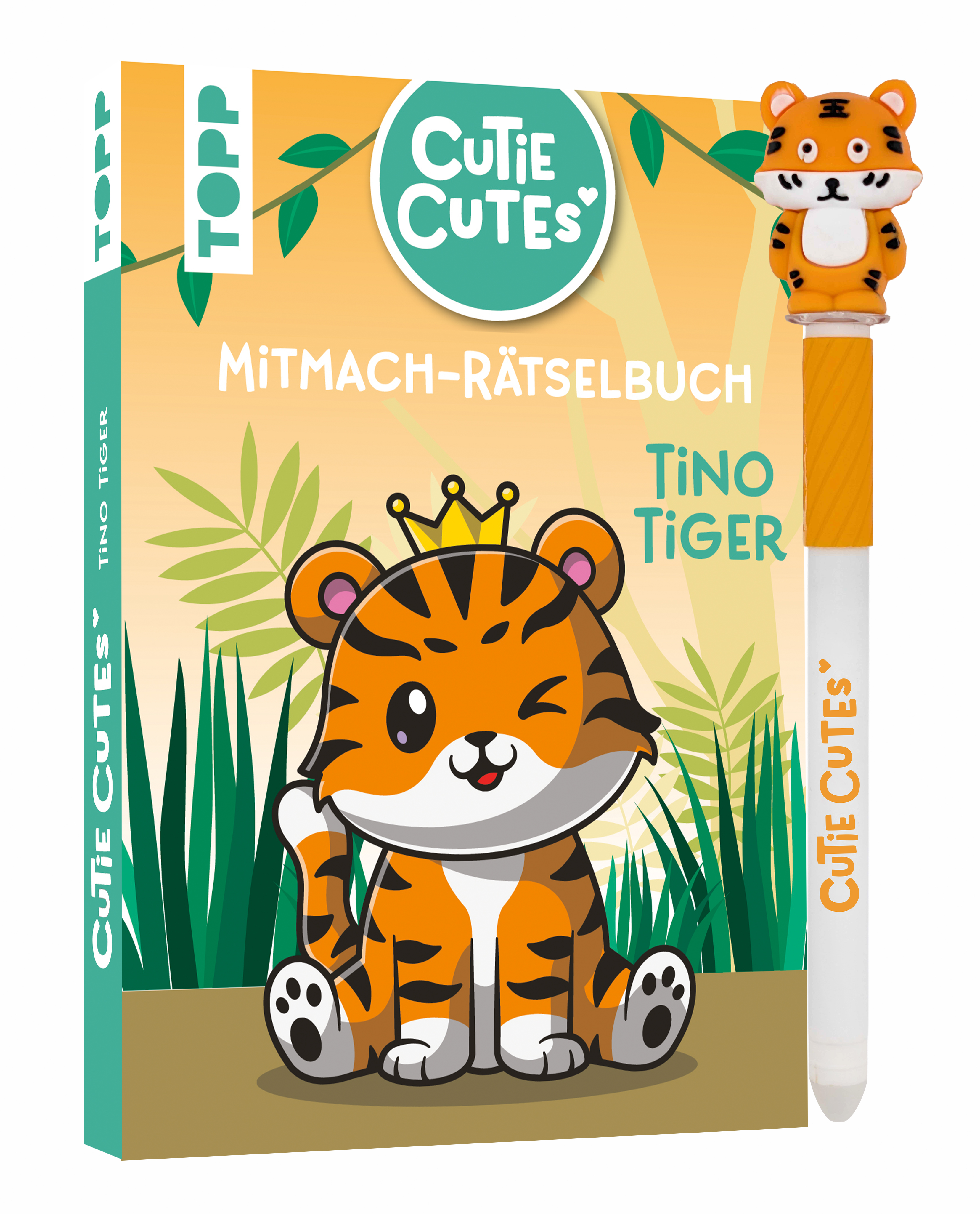 Cutie Cutes - Mitmach-Rätselbuch. Tino Tiger