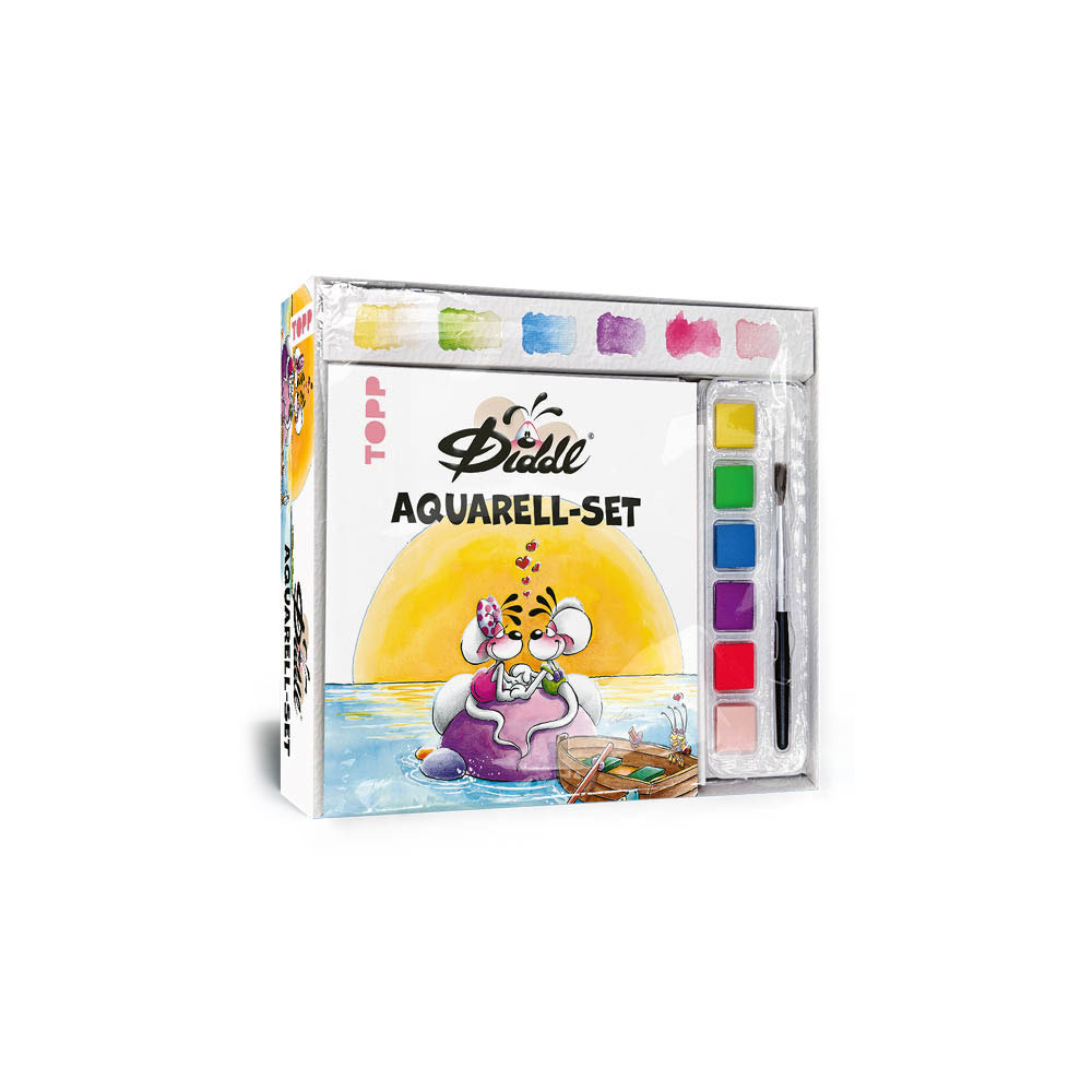 Die bunte Welt von DIDDL und seinen Freunden - Das kleine Aquarell-Set
