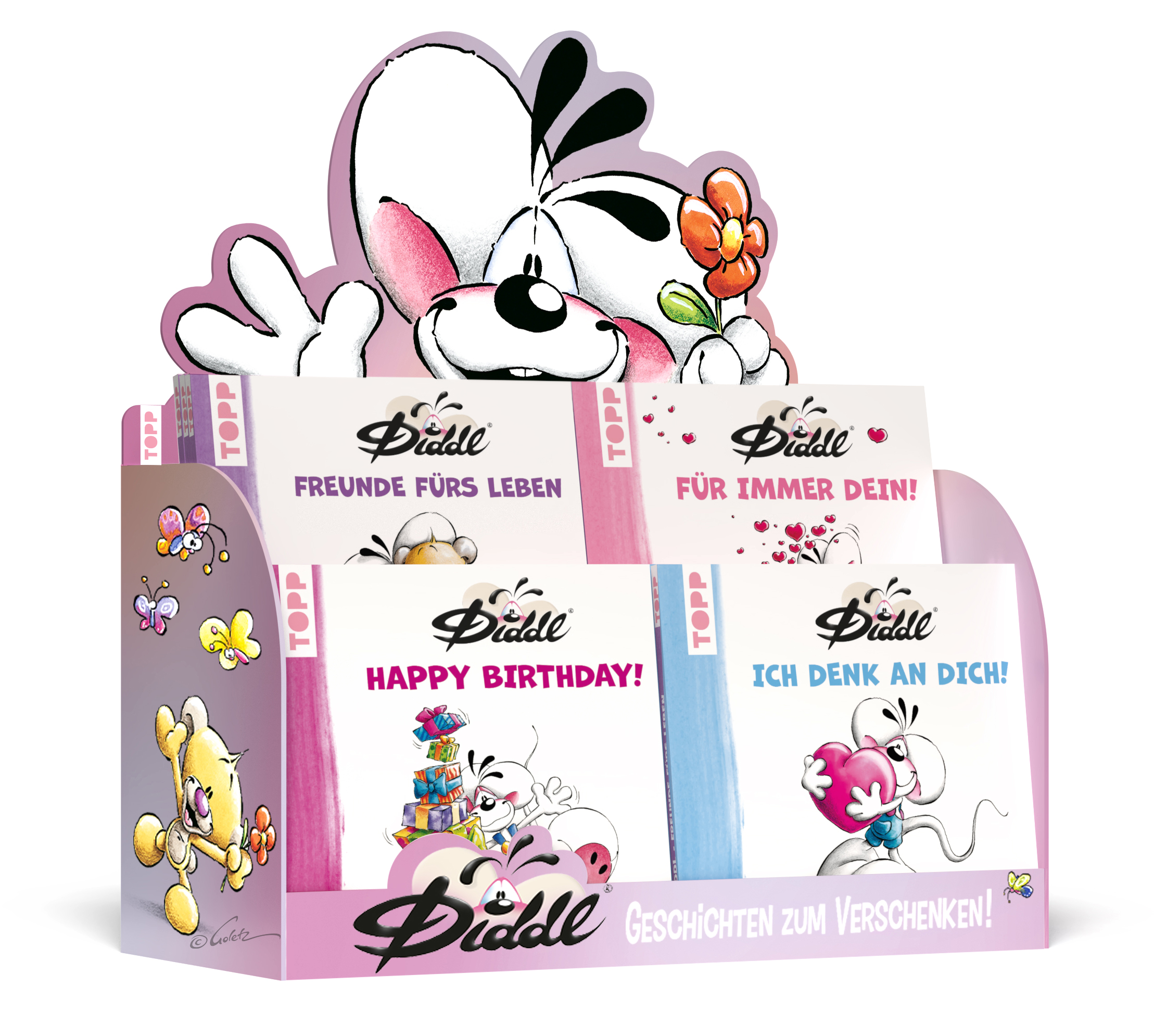 DIDDL – Geschenkbücher, Display, 4 x 10 Ex.