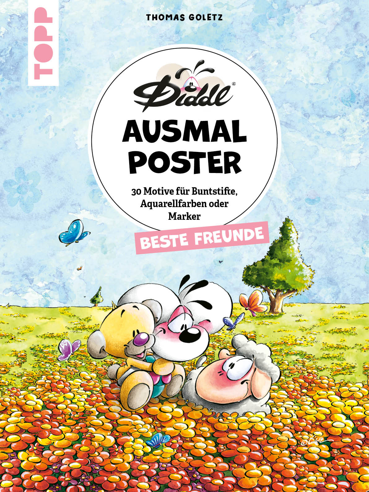 DIDDL – Ausmalposter – Beste Freunde